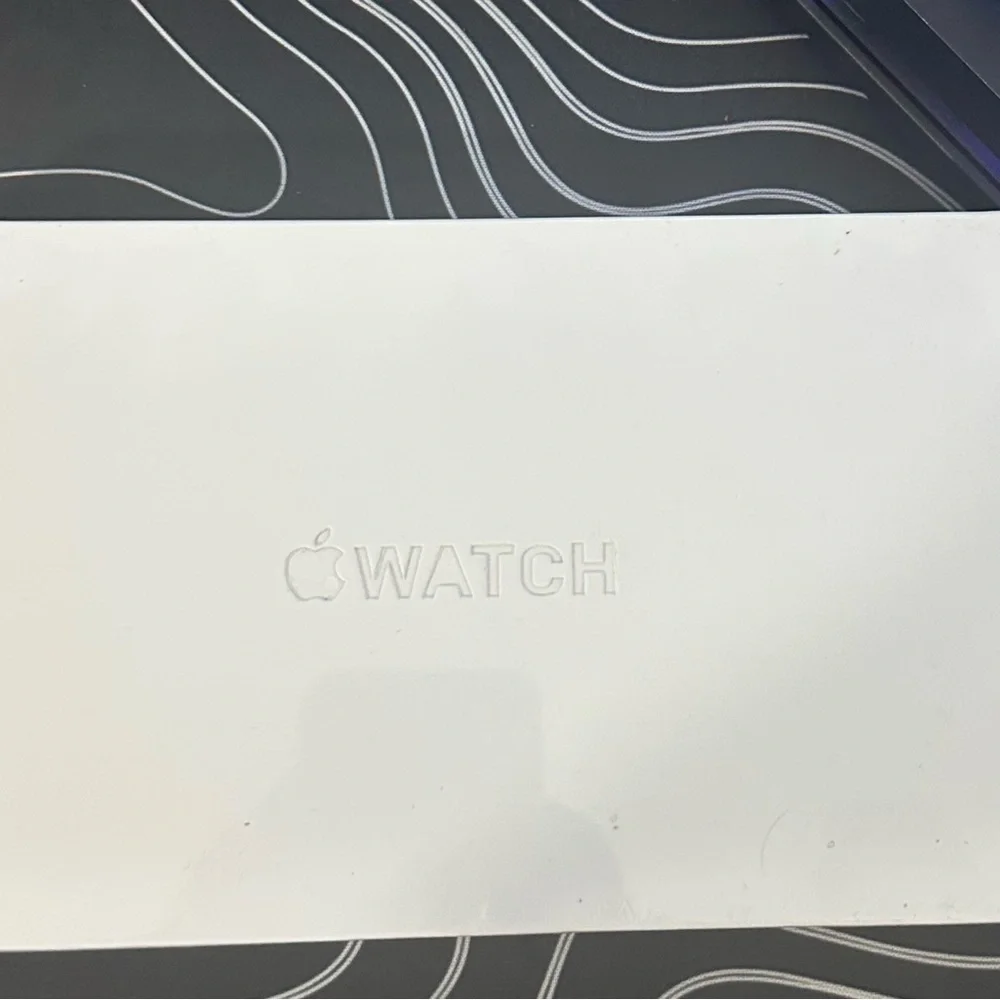 Apple Smartwatch Titanium Case with Black Ocean Band